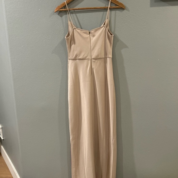 BHLDN Cali Satin Cowl-Neck Midi Slip Dress - Picture 6 of 8